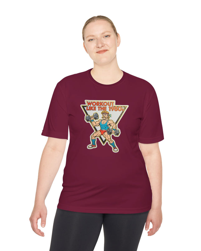 The 'Workout Like The 1980s' Muscle Man Workout Shirt