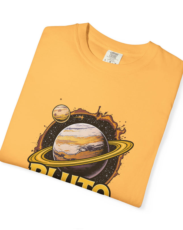 The 'Pluto, Never Forget!' Cart  Unisex Garment-Dyed T-shirt
