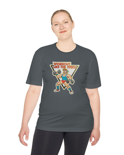 The 'Workout Like The 1980s' Muscle Man Workout Shirt