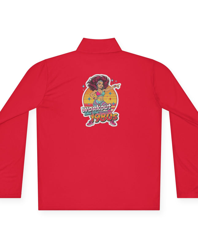 The 'Workout Like The 1980s' Workout Girl Quarter-Zip Pullover