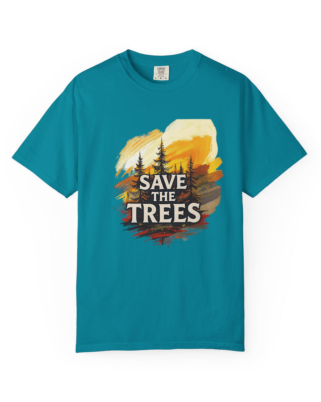 'Save The Trees!'  Unisex Garment-Dyed T-shirt
