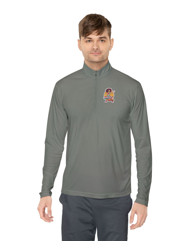 The 'Workout Like The 1980s' Workout Girl Quarter-Zip Pullover
