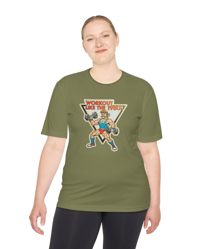 The 'Workout Like The 1980s' Muscle Man Workout Shirt