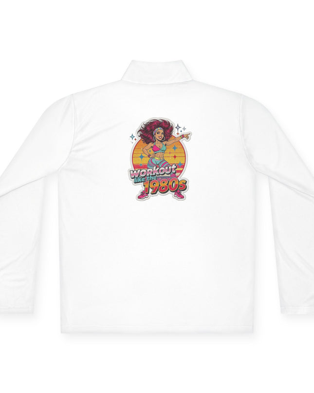 The 'Workout Like The 1980s' Workout Girl Quarter-Zip Pullover