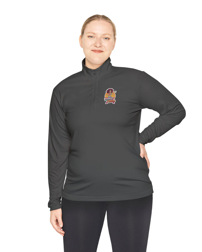 The 'Workout Like The 1980s' Workout Girl Quarter-Zip Pullover