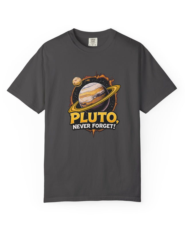 The 'Pluto, Never Forget!' Cart  Unisex Garment-Dyed T-shirt