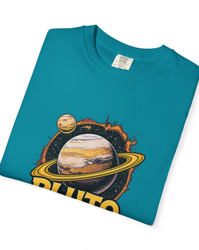 The 'Pluto, Never Forget!' Cart  Unisex Garment-Dyed T-shirt