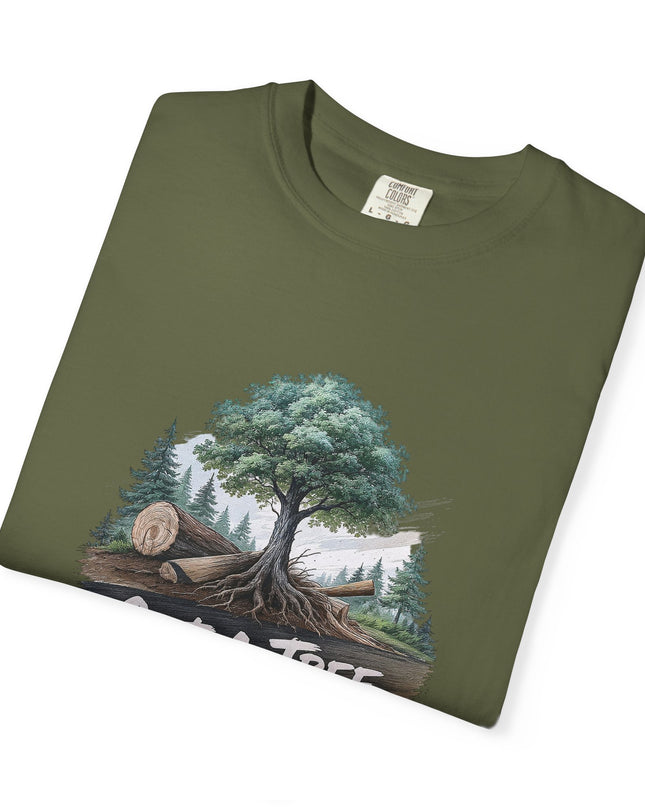 The 'Save The Trees!'  Cut 1 Plant 3 Unisex Garment-Dyed T-shirt