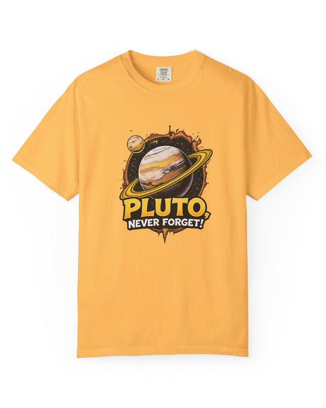 The 'Pluto, Never Forget!' Cart  Unisex Garment-Dyed T-shirt