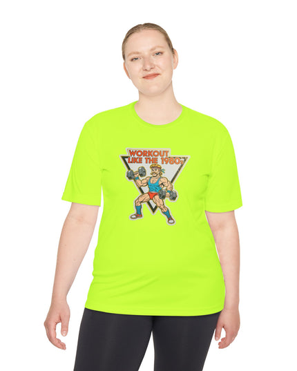 The 'Workout Like The 1980s' Muscle Man Workout Shirt