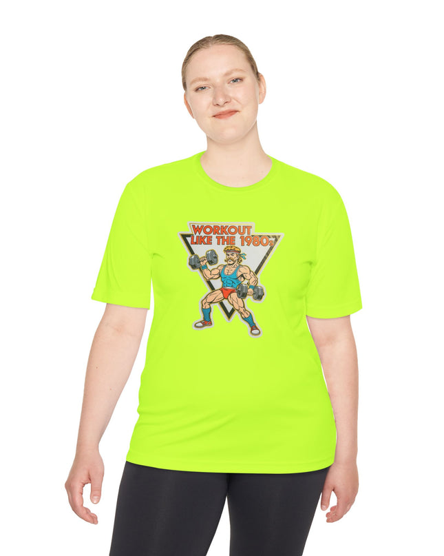 The 'Workout Like The 1980s' Muscle Man Workout Shirt