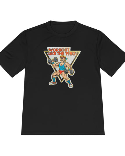The 'Workout Like The 1980s' Muscle Man Workout Shirt
