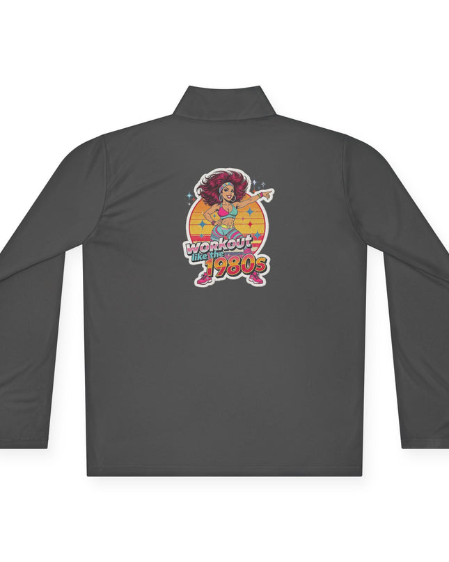 The 'Workout Like The 1980s' Workout Girl Quarter-Zip Pullover