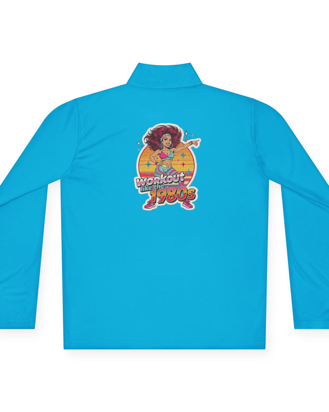 The 'Workout Like The 1980s' Workout Girl Quarter-Zip Pullover