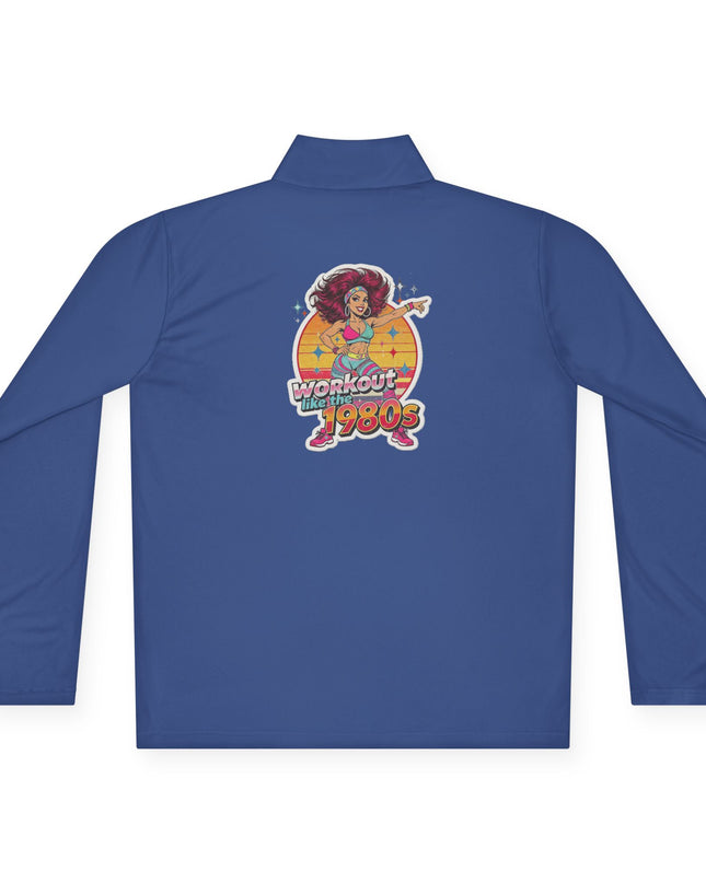 The 'Workout Like The 1980s' Workout Girl Quarter-Zip Pullover