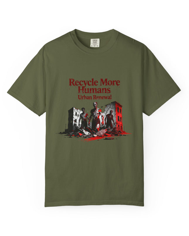 Recycle More Humans v3 Cart Tee