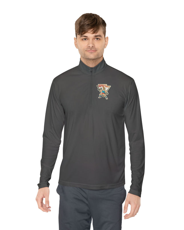 The 'Workout Like The 1980s' Muscle Man Quarter-Zip Pullover