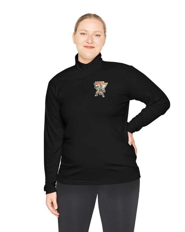 The 'Workout Like The 1980s' Muscle Man Quarter-Zip Pullover
