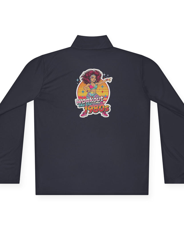 The 'Workout Like The 1980s' Workout Girl Quarter-Zip Pullover