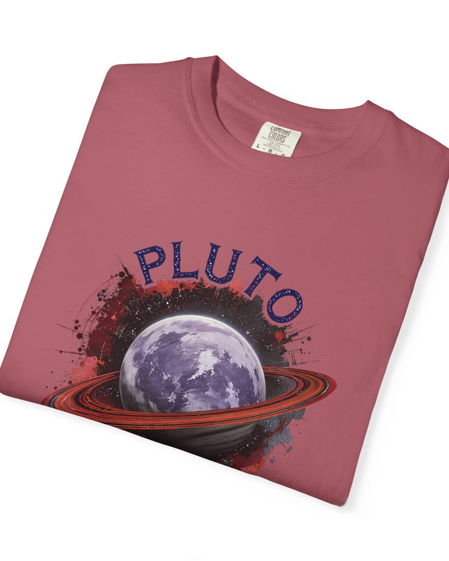 The 'Pluto, Never Forget!' Dram  Unisex Garment-Dyed T-shirt