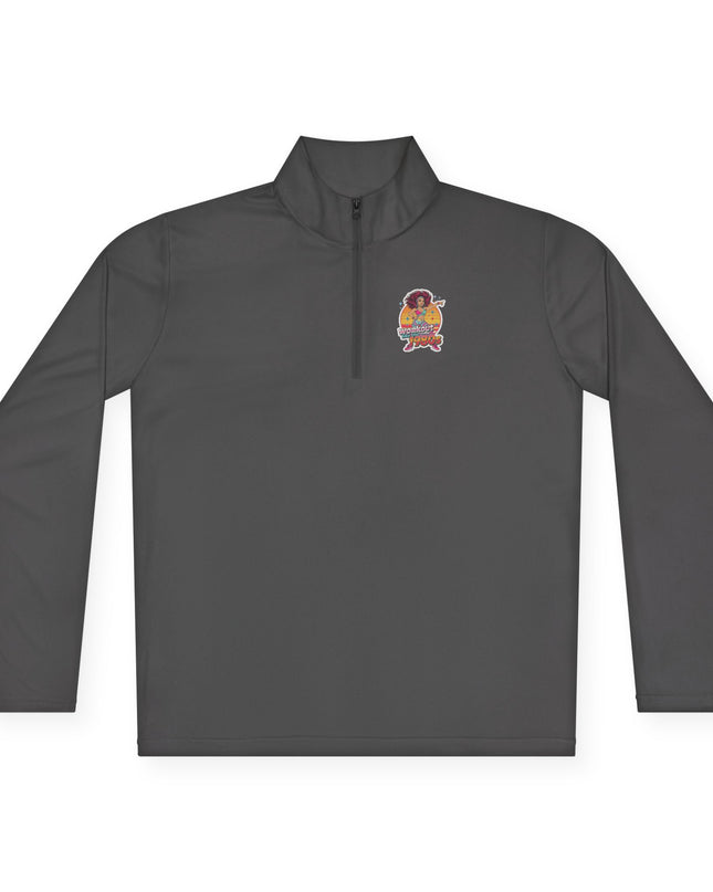 The 'Workout Like The 1980s' Workout Girl Quarter-Zip Pullover