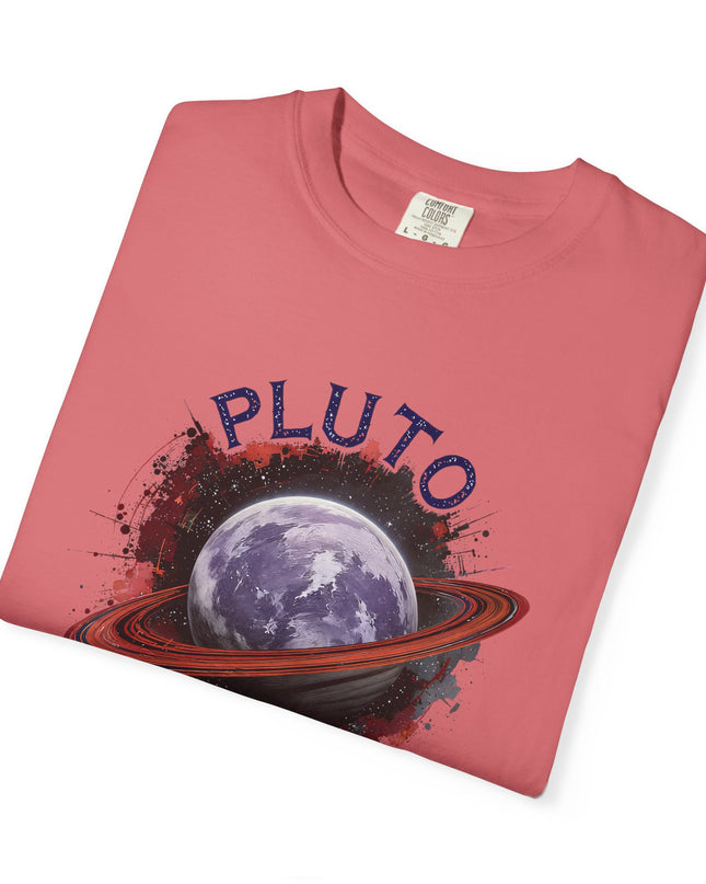 The 'Pluto, Never Forget!' Dram  Unisex Garment-Dyed T-shirt