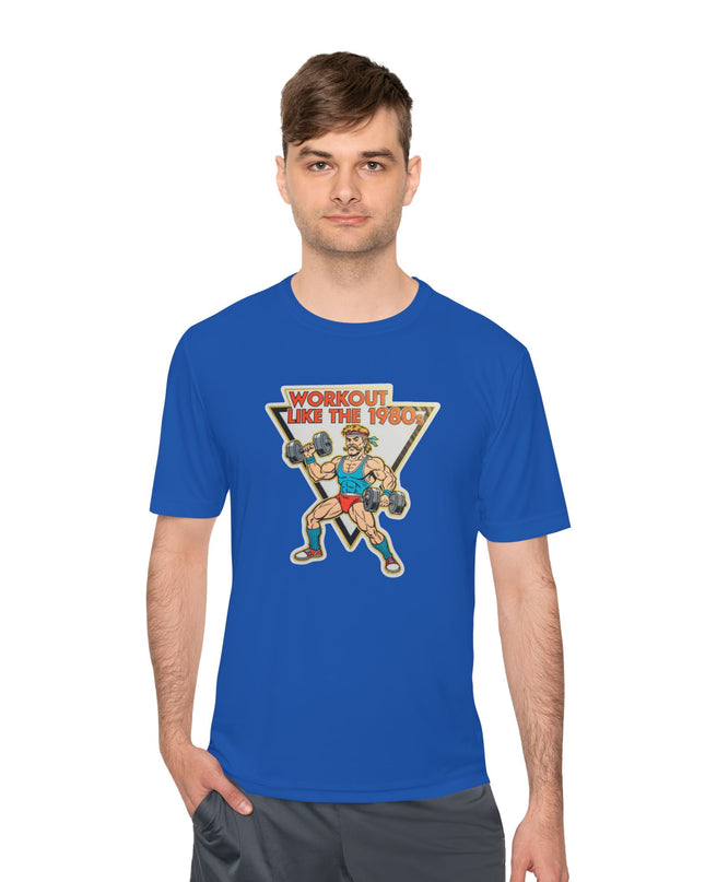 The 'Workout Like The 1980s' Muscle Man Workout Shirt