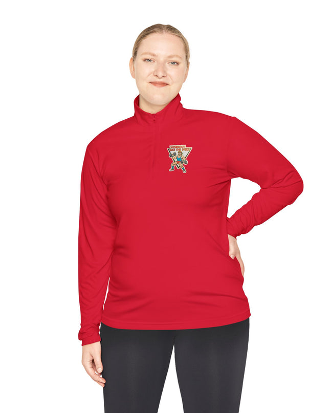 The 'Workout Like The 1980s' Muscle Man Quarter-Zip Pullover