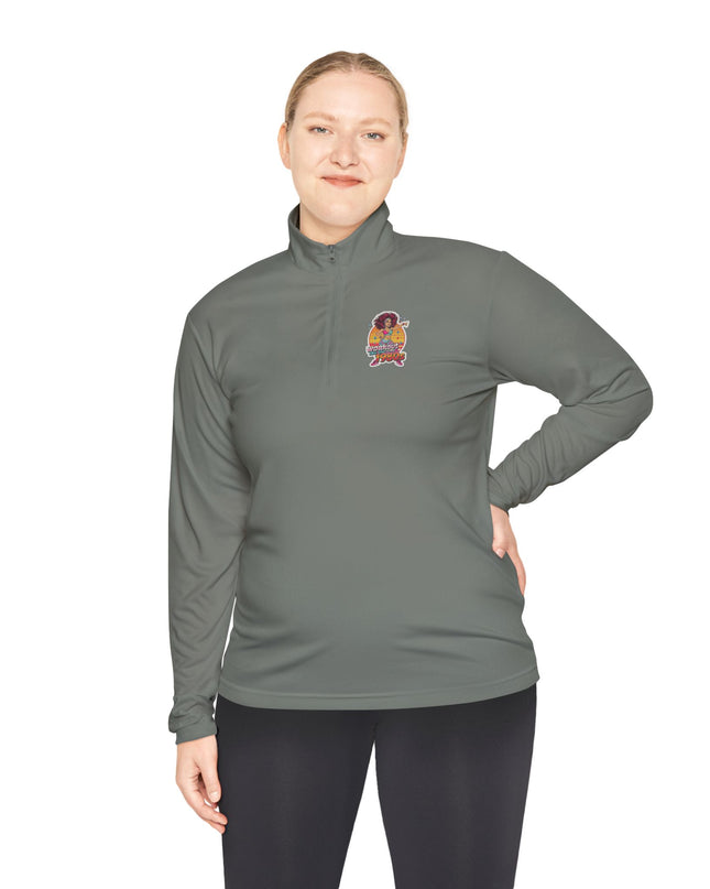 The 'Workout Like The 1980s' Workout Girl Quarter-Zip Pullover