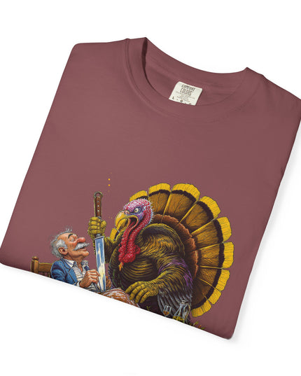 Gobbling God Eats Thanksgiving Dinner Thanksgiving Tee