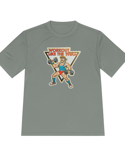 The 'Workout Like The 1980s' Muscle Man Workout Shirt