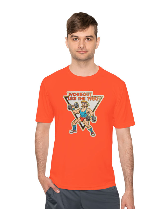 The 'Workout Like The 1980s' Muscle Man Workout Shirt