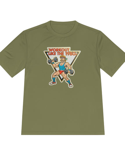 The 'Workout Like The 1980s' Muscle Man Workout Shirt