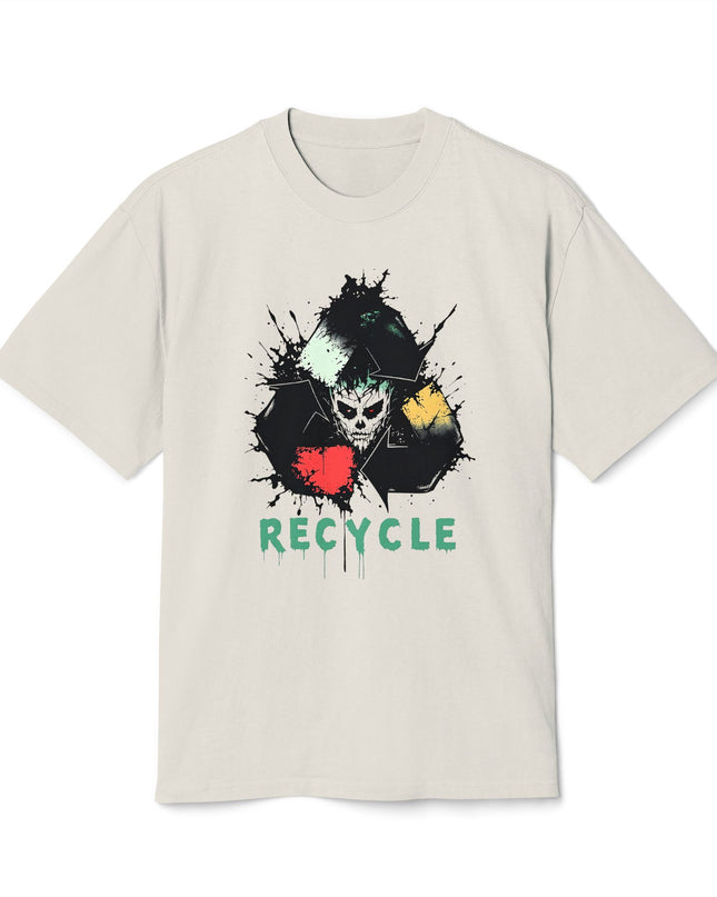 The 'Recycle More Humans' v2 T-Shirt, Eco-Friendly Graphic Tee, Save the Earth Apparel, Sustainable Clothing, Upcycled Materials Shirt