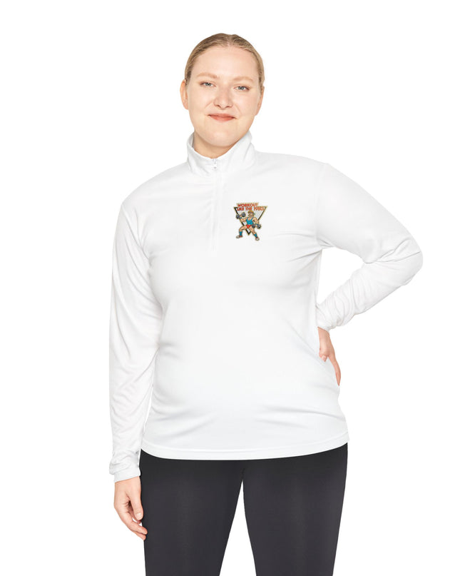 The 'Workout Like The 1980s' Muscle Man Quarter-Zip Pullover